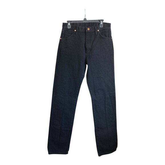 Wrangler Cowboy Cut Denim Jean~Size 32x38~Charcoal Black Straight 13MWZWK~L14 22 - Picture 3 of 8
